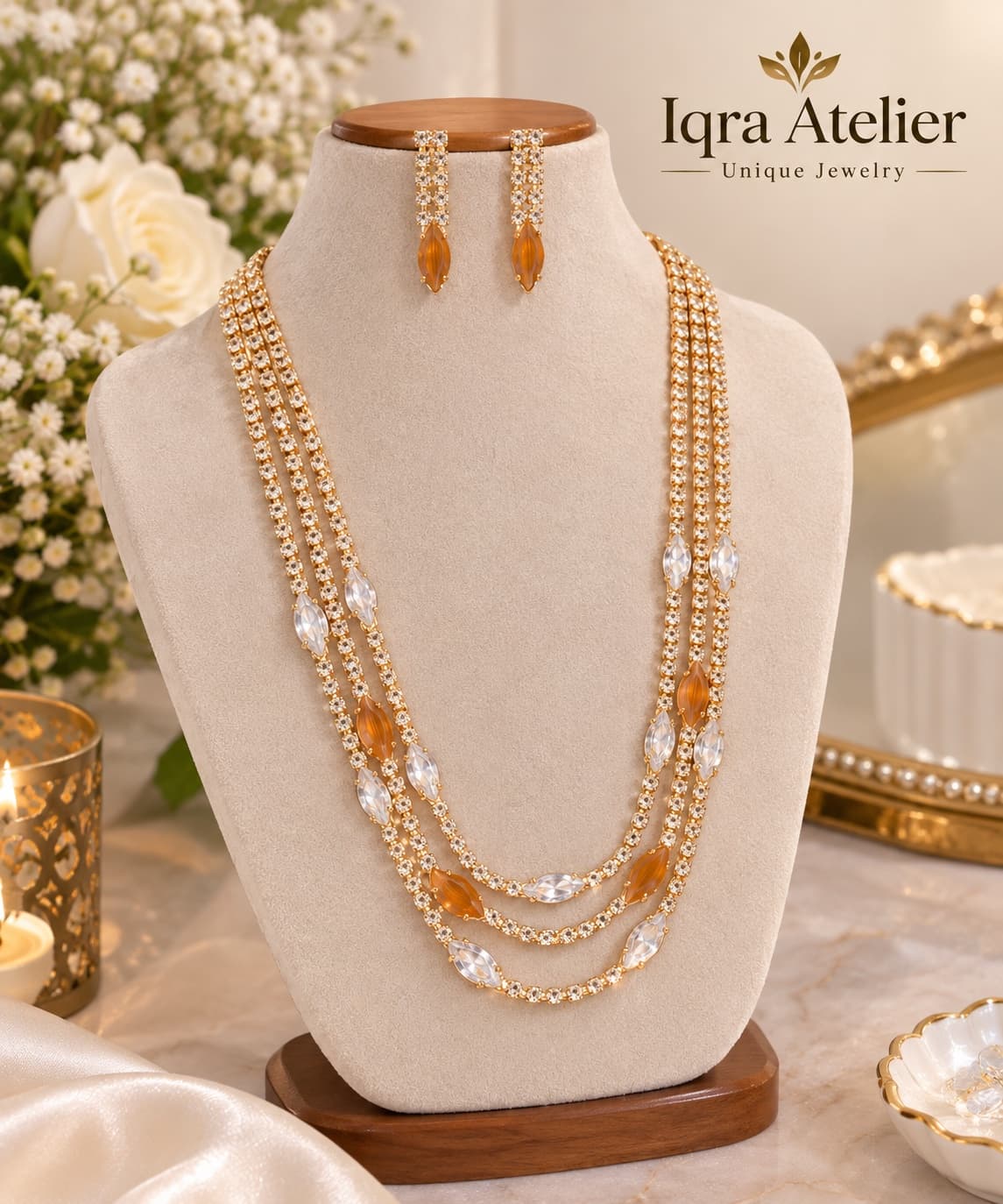 Luxury Layered Necklace Set, photo 1