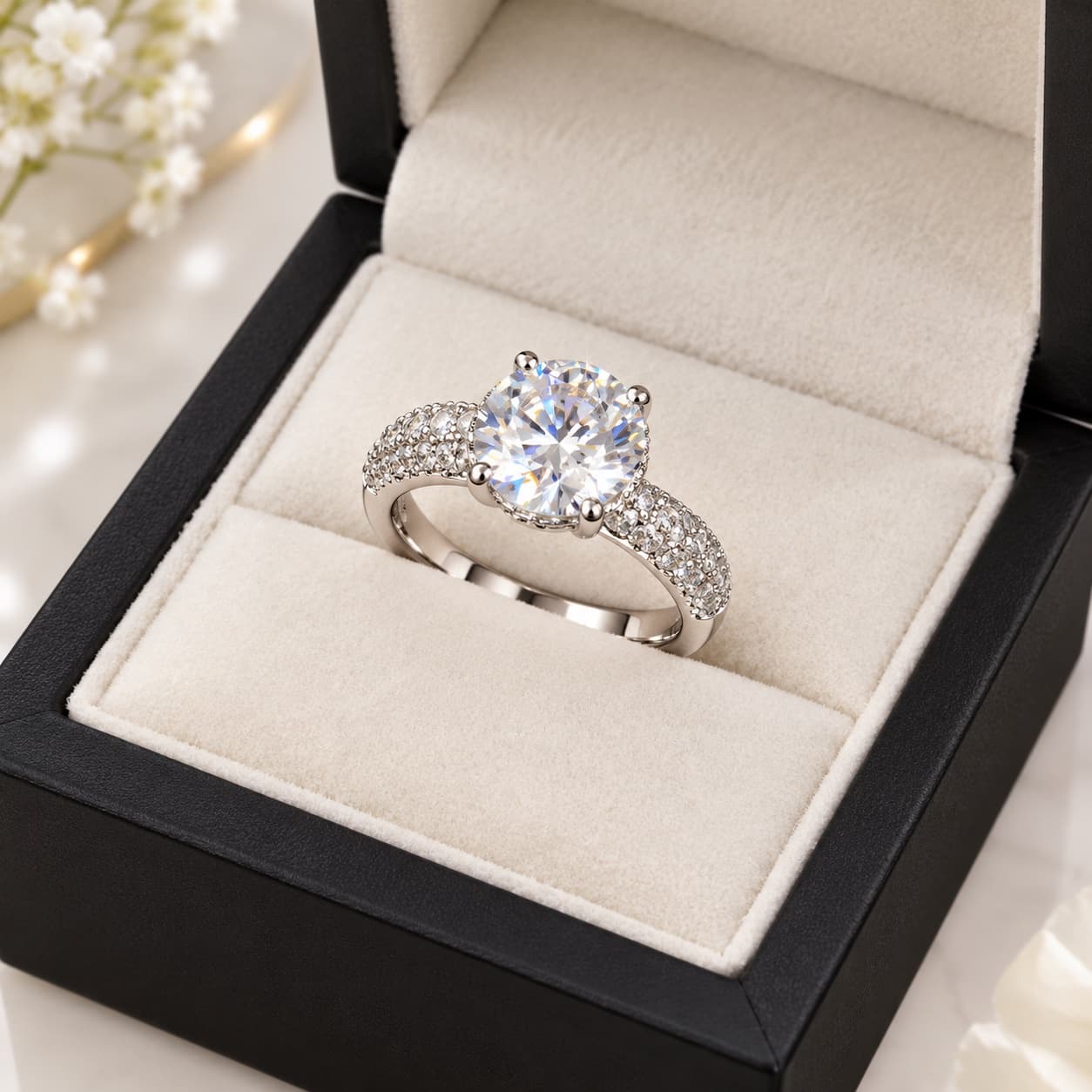 Elegant Crystal Ring, photo 1