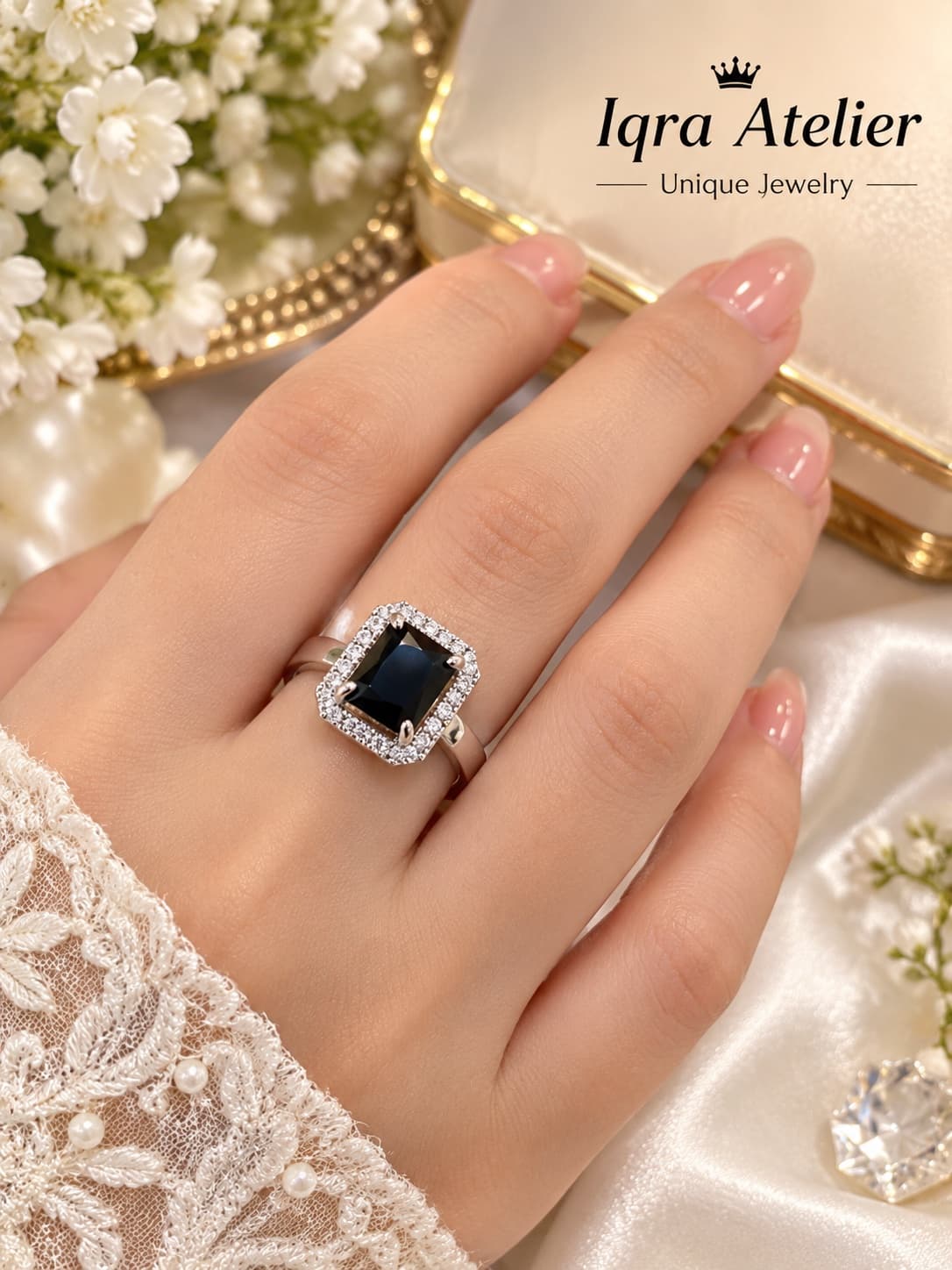 Black Crystal Ring, photo 1